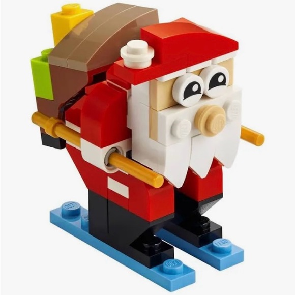 NWT NIB Lego Creator Santa Claus Skiing 30580 NEW Holiday Ski Retired Model - Picture 2 of 3